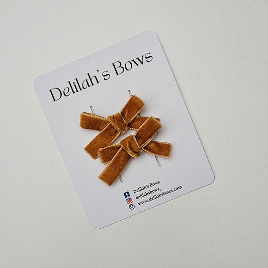 copper christmas -small bows