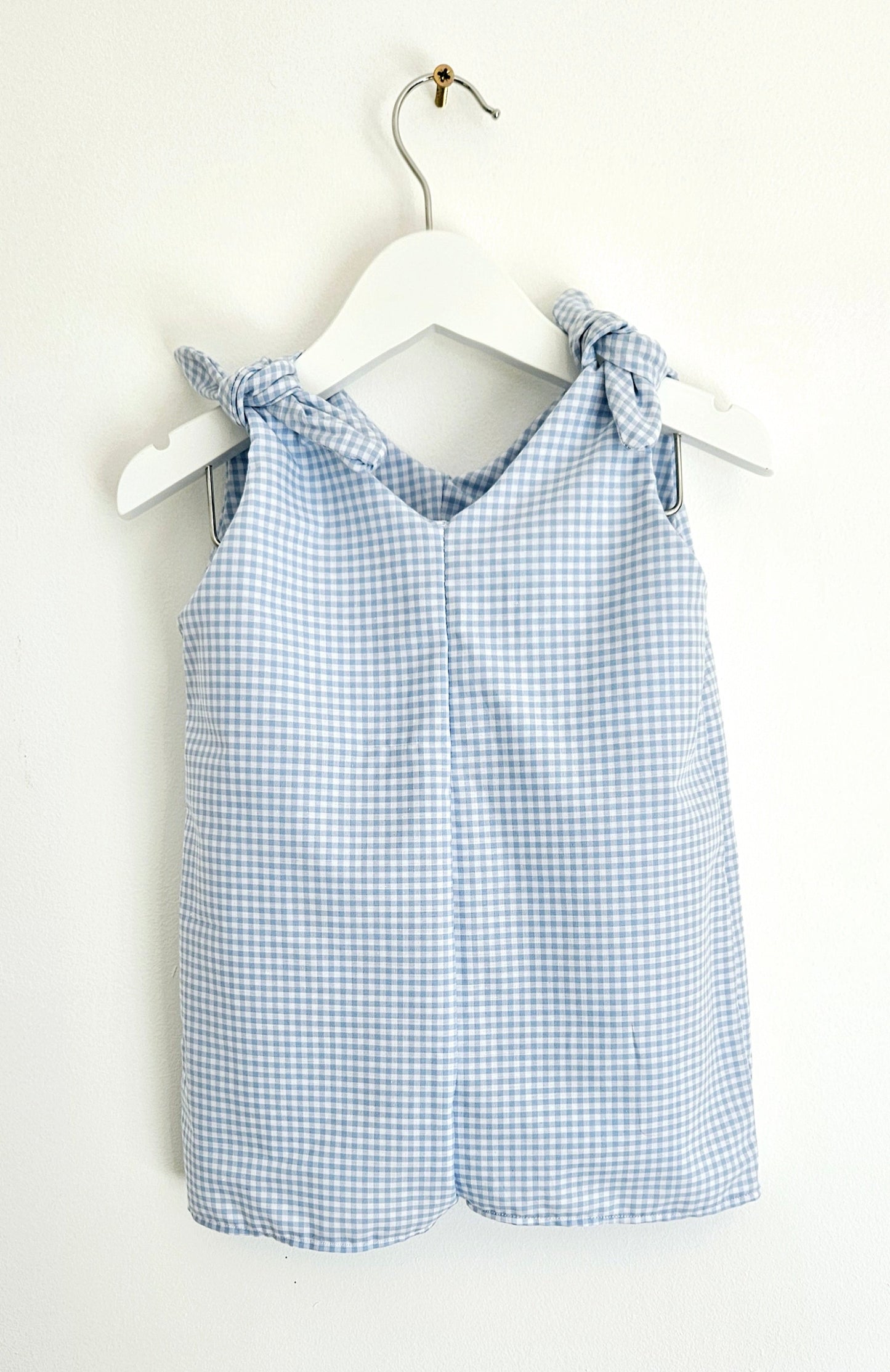 Blue Gingham - Playsuit