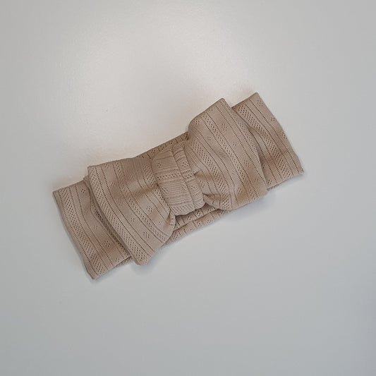 Beige Pointelle - oversized