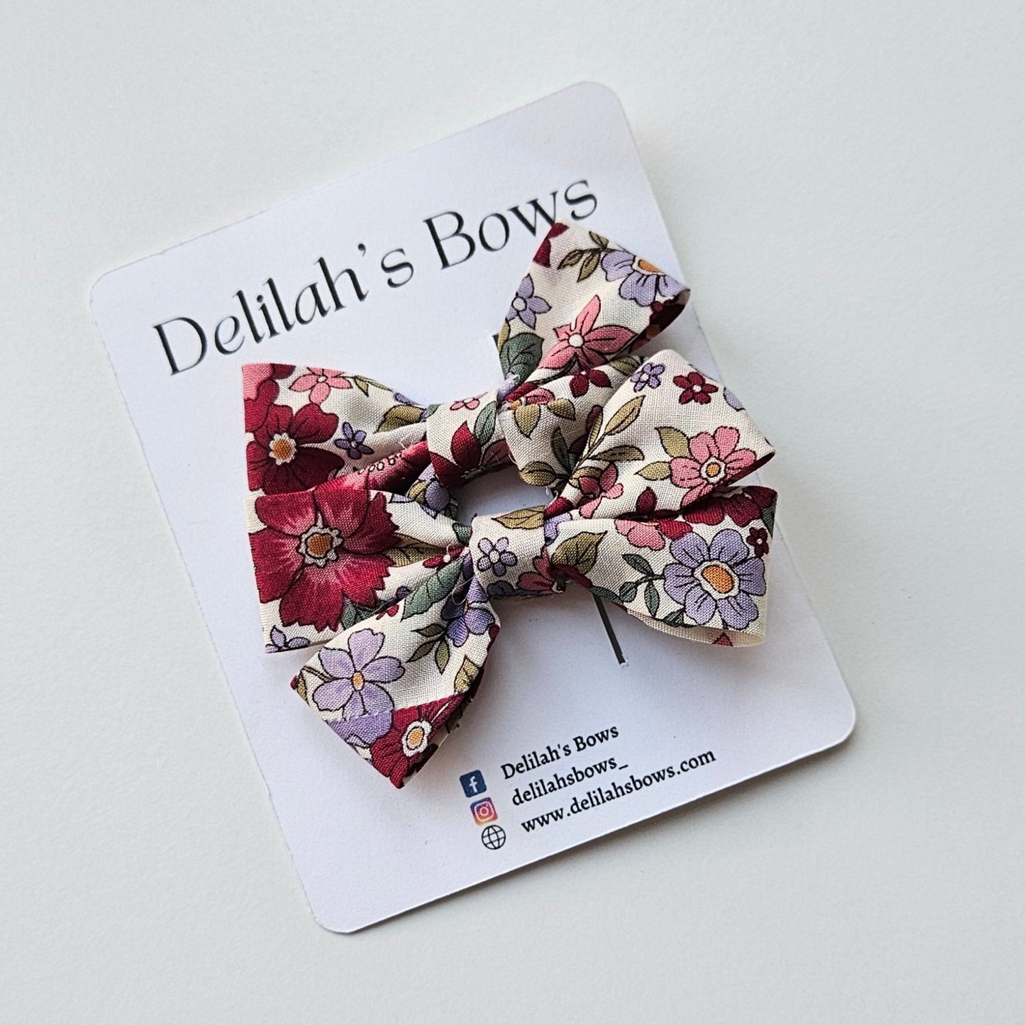 Ruby flowers - Bows