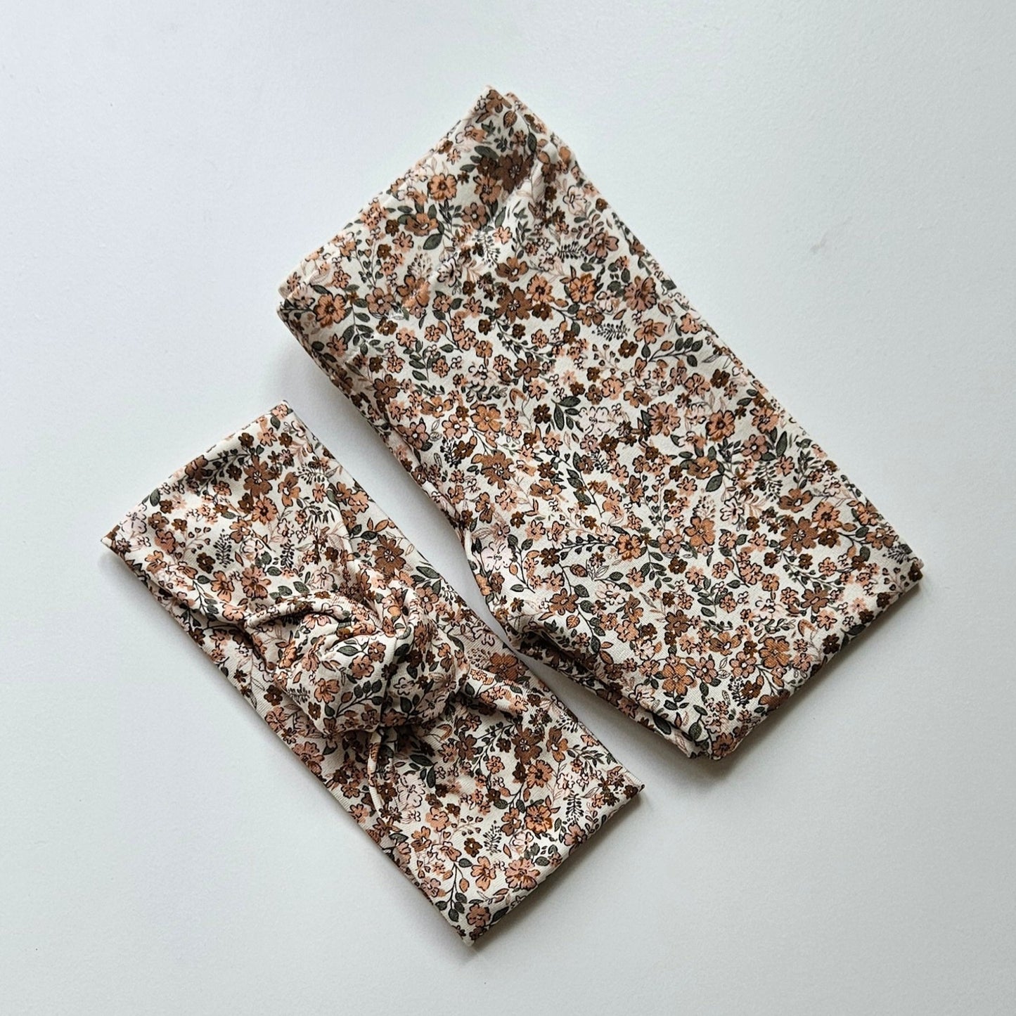 Brown little flower - Leggings