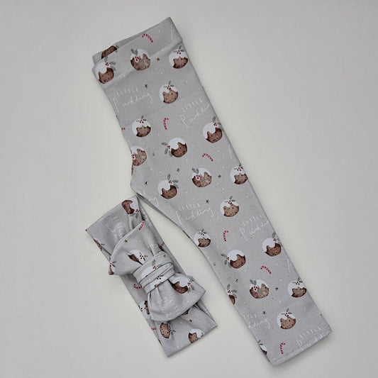 Christmas pudding - leggings