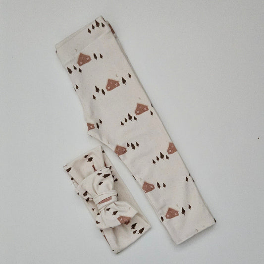 Woodland village 18-24  - leggings ONLY