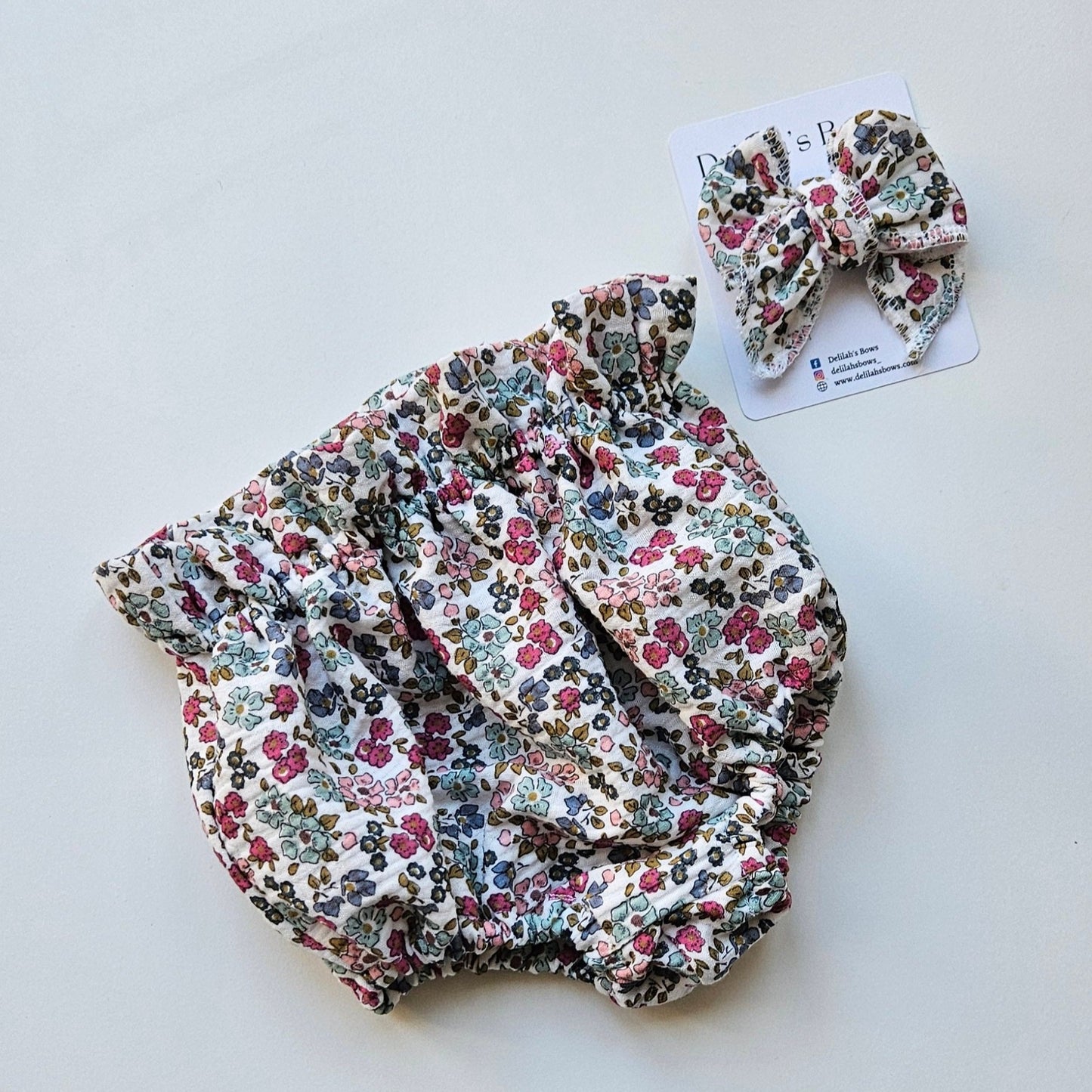 floral bright bloomers