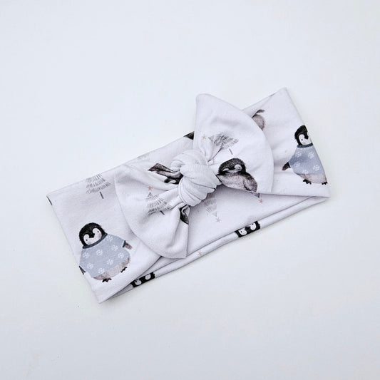 Christmas penguin - headband