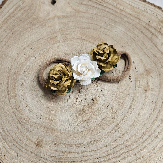 Gold & Cream Flowers