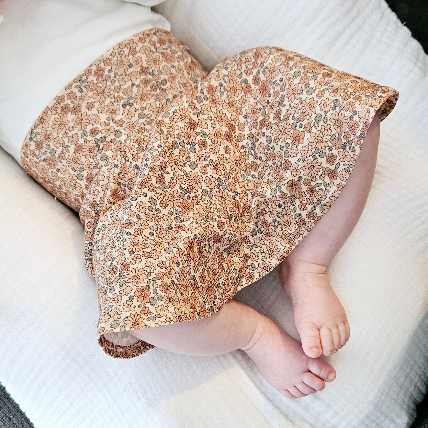 Winter floral - skirted bummies 3-6m & 9-12m