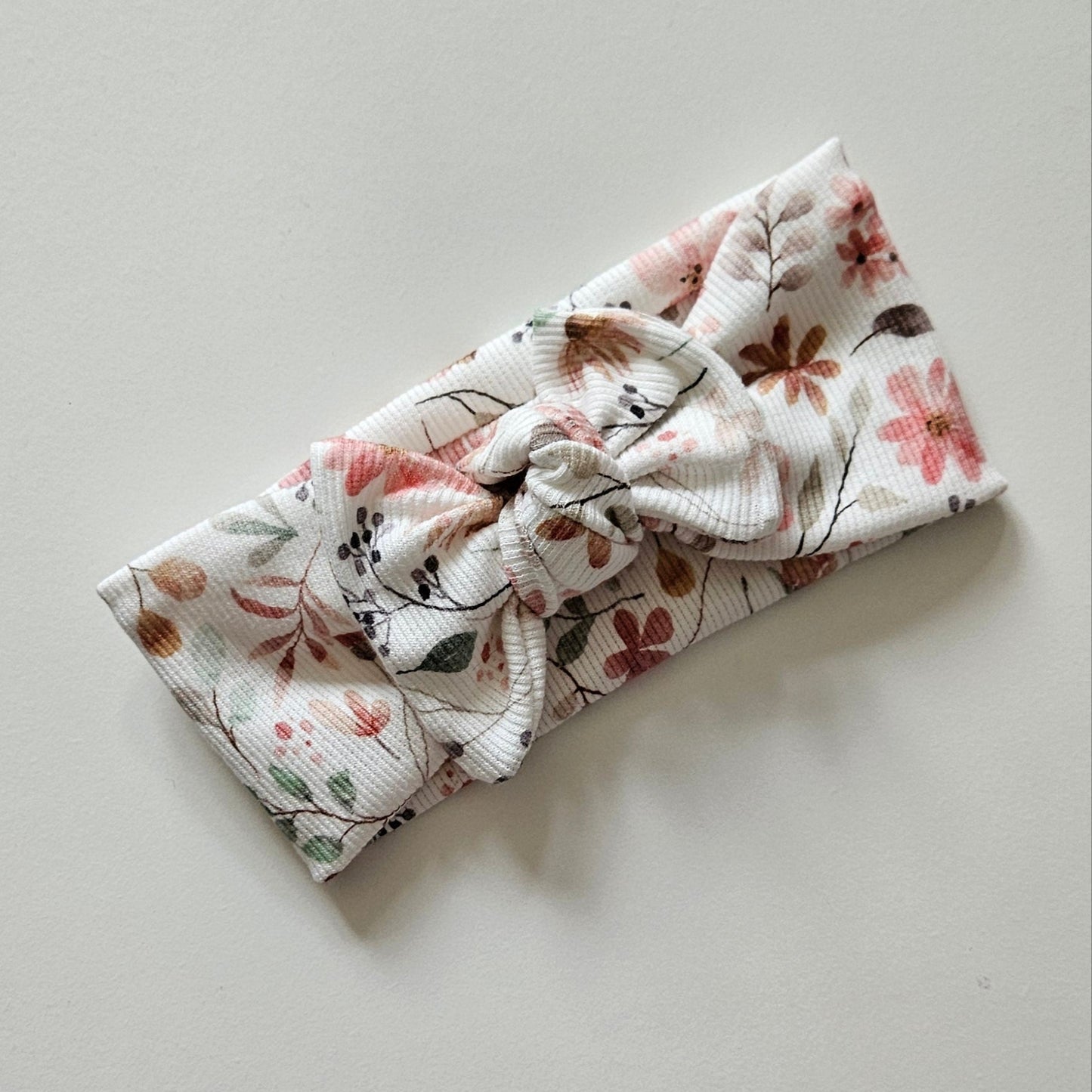 pastel flowers - chunky headband