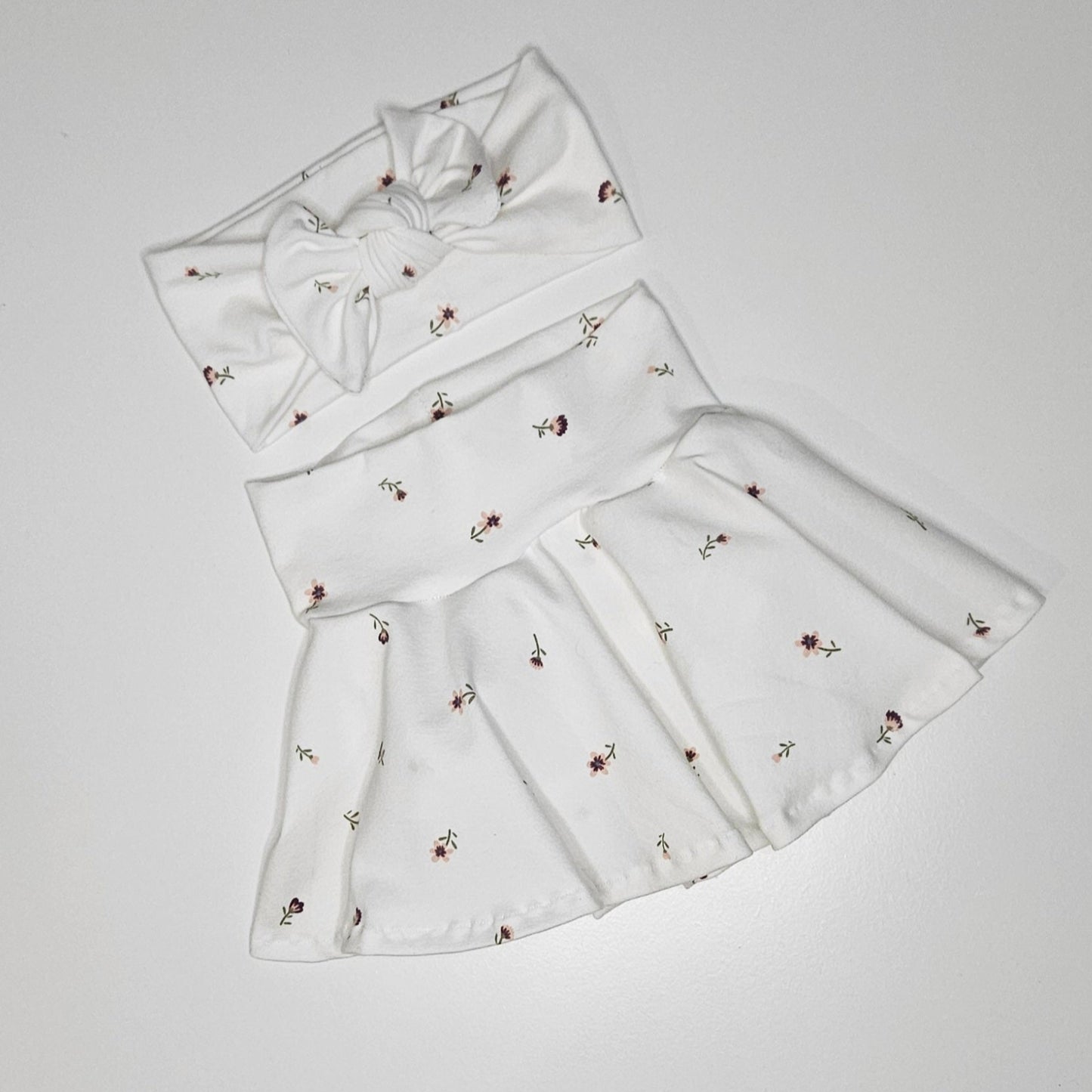 Floral flower - skirted bummies