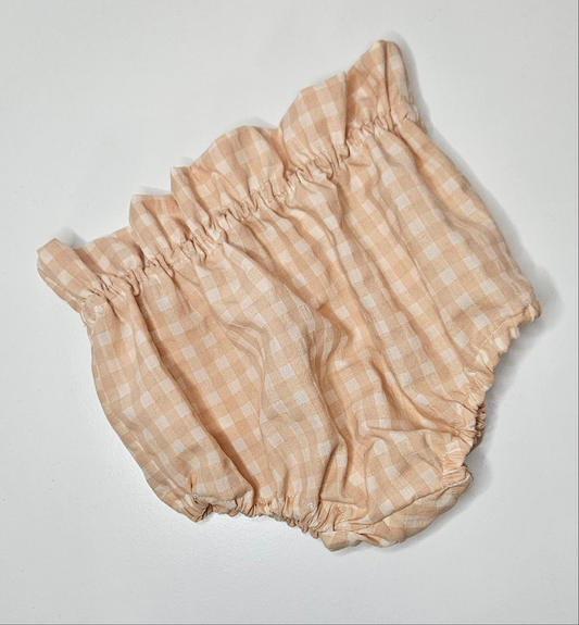 Peach checks - bloomers
