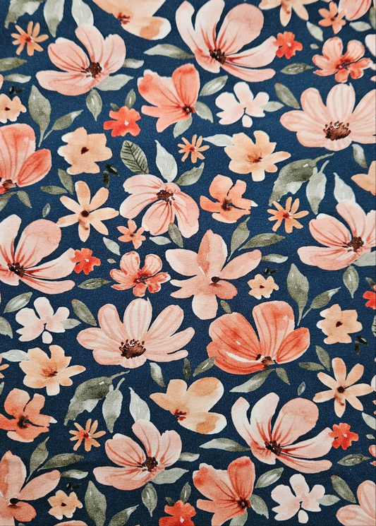 Coral flower -leggings