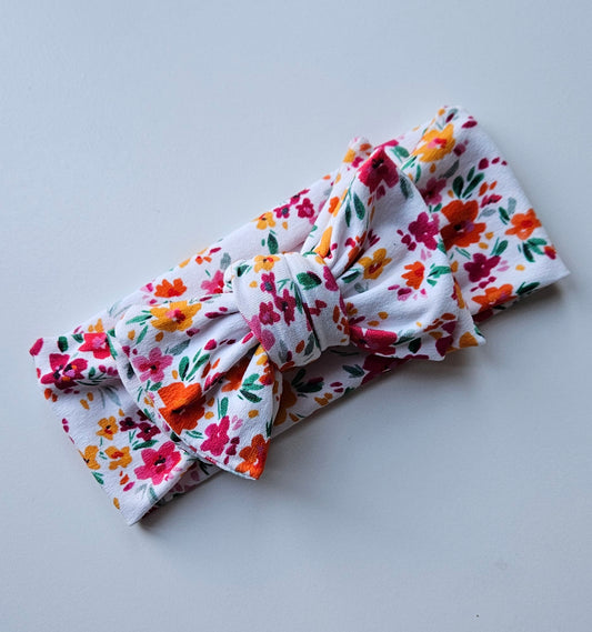 Summer flowers - oversized headband
